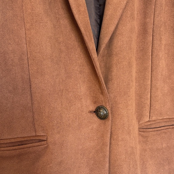 Elegant Brown Blazer for Women M - Picture 2 of 10